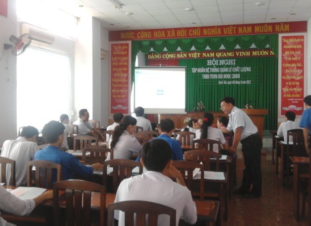 Tập huấn nhận thức HTQLCL TCVN ISO 9001: 2008 tại Thanh tra tỉnh Kiên Giang