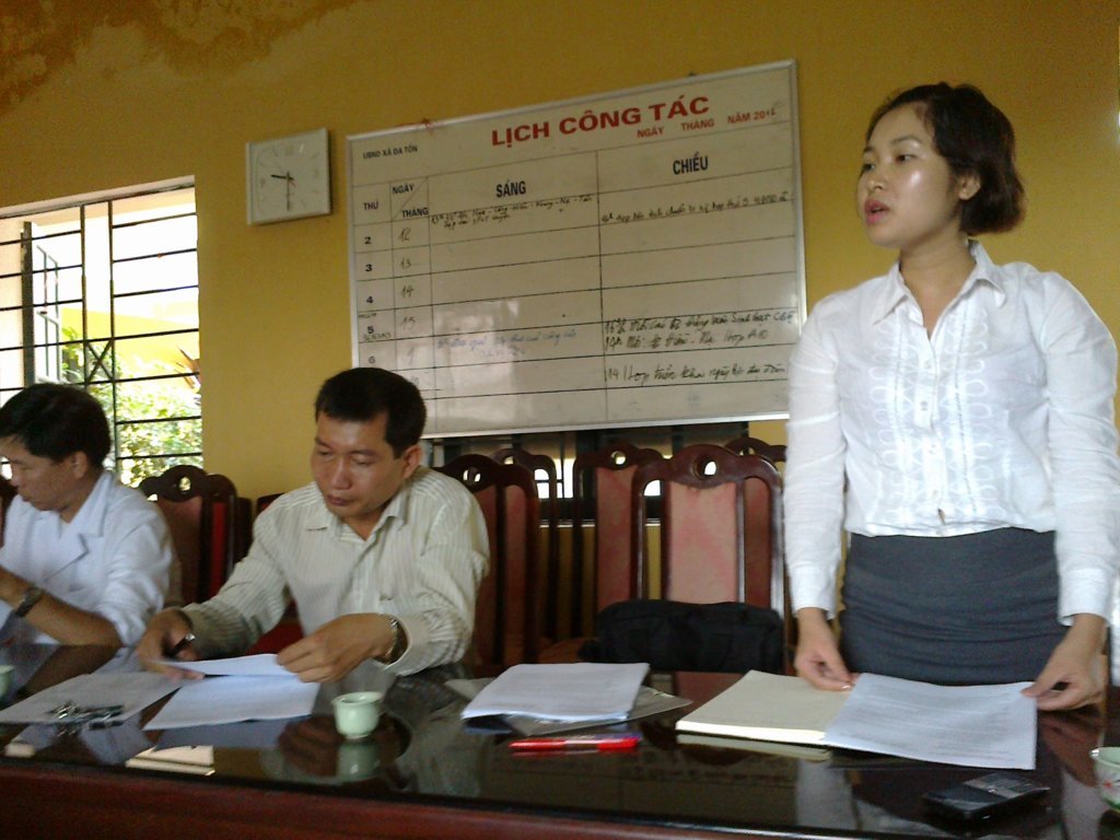 HD BHAD tài liệu HTQLCL TCVN ISO 9001:2008 tại UBND xã Đa Tốn, Hà Nội
