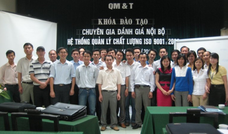 Khóa đào tạo chuyên gia ĐGNB ISO 9001:2008 ngày 14-15/4/2011