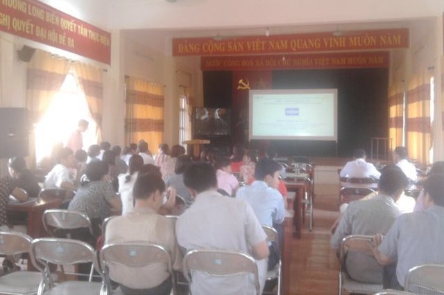 Đào tạo củng cố kiến thức hệ thống quản lý chất lượng cho toàn thể cán bộ công chức thuộc các đơn vị HCNN và sự nghiệp tại UBND quận Long Biên, Hà Nội.