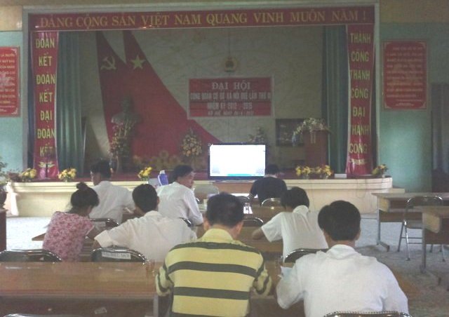 Tập huấn nhận thức HTQLCL theo TCVN ISO 9001:2008 và mô hình khung tại Phòng TNMT huyện Bình Gia và TT y tế huyện Bình Gia, Lạng Sơn