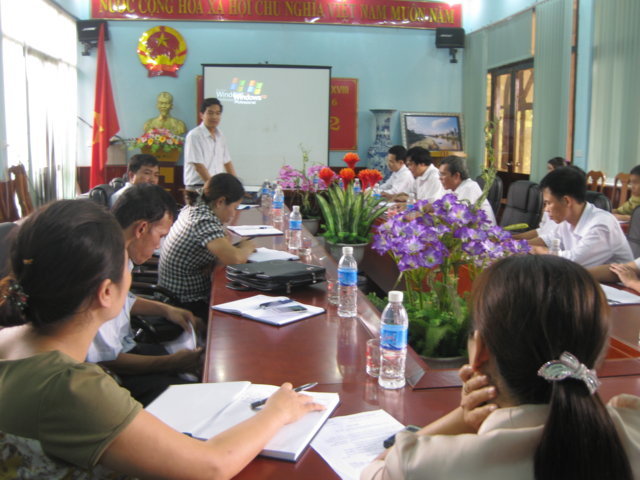 Họp trao đổi chuẩn bị cho đánh giá chuyển đổi HTQLCL TCVN ISO 9001:2008 tại UBND 04 phường thuộc quận Hoàn Kiếm, TP.Hà Nội.
