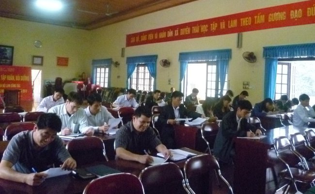 Tập huấn nhận thức HTQLCL TCVN ISO 9001:2008 tại các xã huyện Thường Tín, Hà Nội