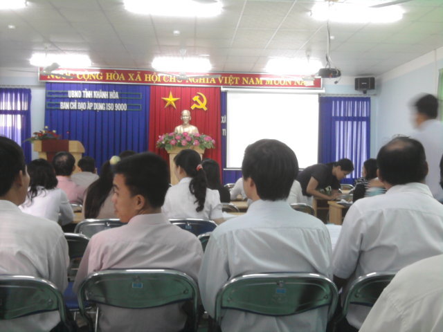 Tập huấn nhận thức, duy trì và mở rộng HTQLCL cho các cơ quan hành chính nhà nước tỉnh Khánh Hòa